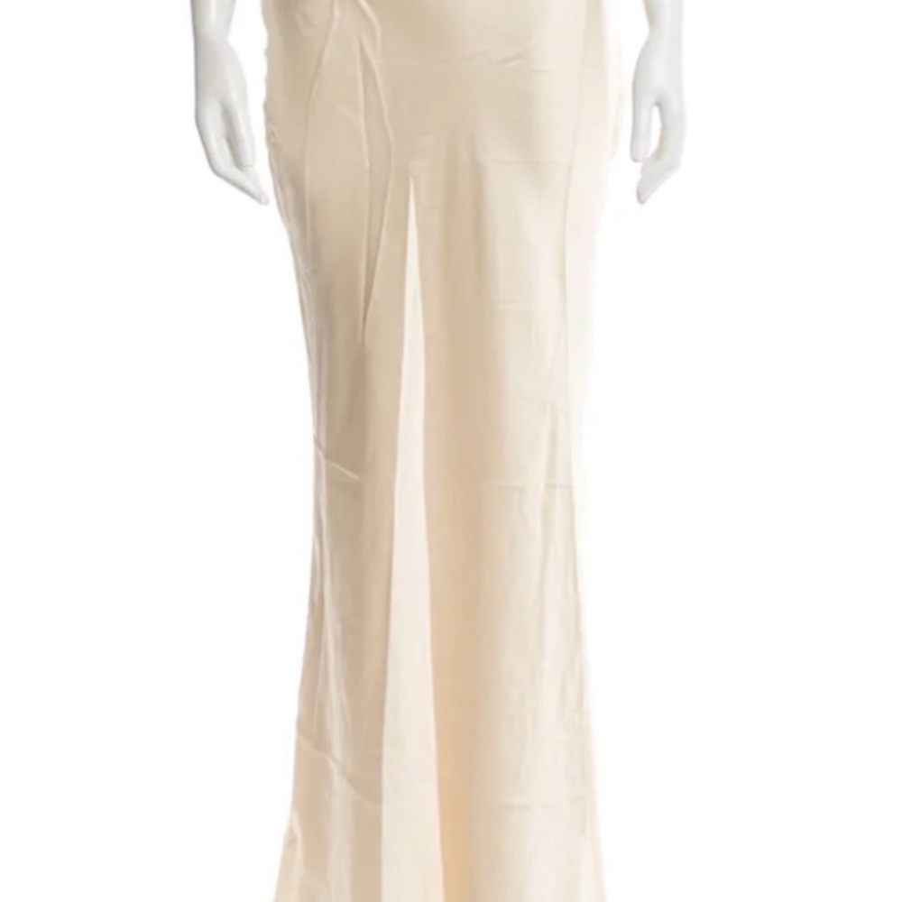 Chic Cream Maxi Skirt for Women